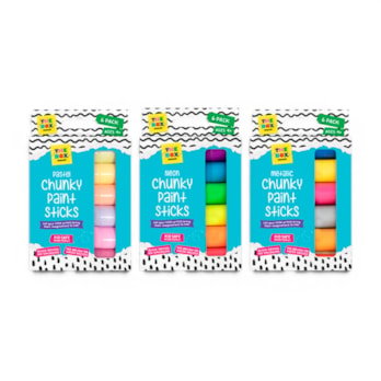 Wholesale Chunky Paint Sticks 6pk | Wholesale Direct Wholesale Chunky Paint Sticks 6pk | Wholesale Direct