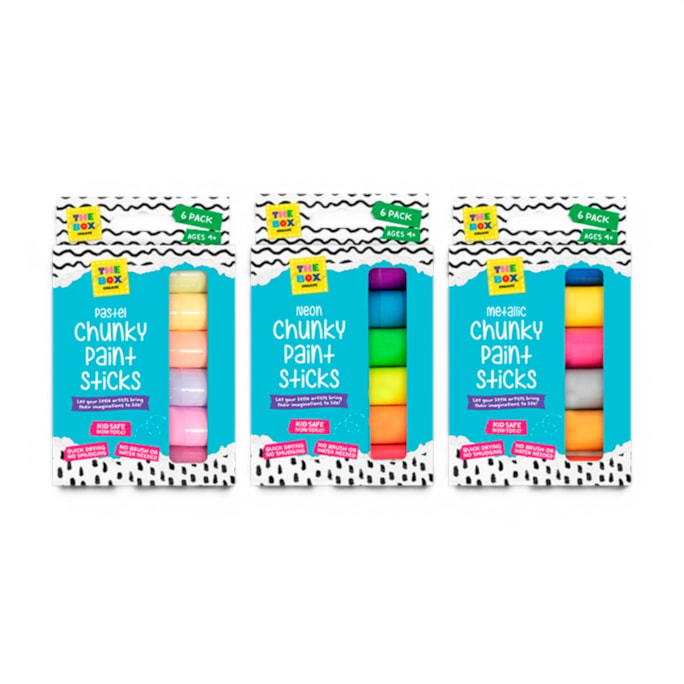 Wholesale Chunky Paint Sticks 6pk | Wholesale Direct
