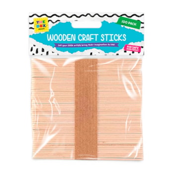 Wholesale Wooden Craft Sticks 100pk | Wholesale Direct
