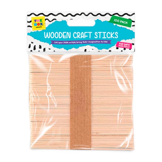 Wholesale Wooden Craft Sticks 100pk | Wholesale Direct