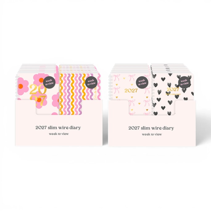 Wholesale 2027 Slim Week To View Diary CDU | Wholesale Direct