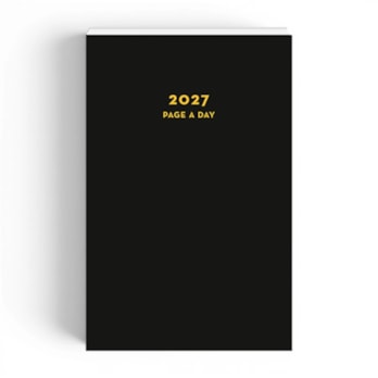 Wholesale 2027 Black A5 Page A Day Diary CDU | Wholesale Direct Wholesale 2027 Black A5 Page A Day Diary CDU | Wholesale Direct