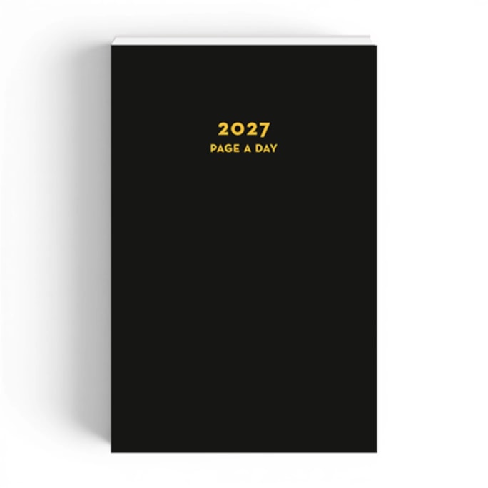Wholesale 2027 Black A5 Page A Day Diary CDU | Wholesale Direct