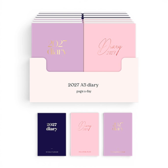 Wholesale 2027 A5 Page A Day Diary CDU | Wholesale Direct