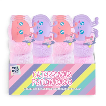 Wholesale Fluffy Caterpillar Pencil Case CDU | Wholesale Direct Wholesale Fluffy Caterpillar Pencil Case CDU | Wholesale Direct