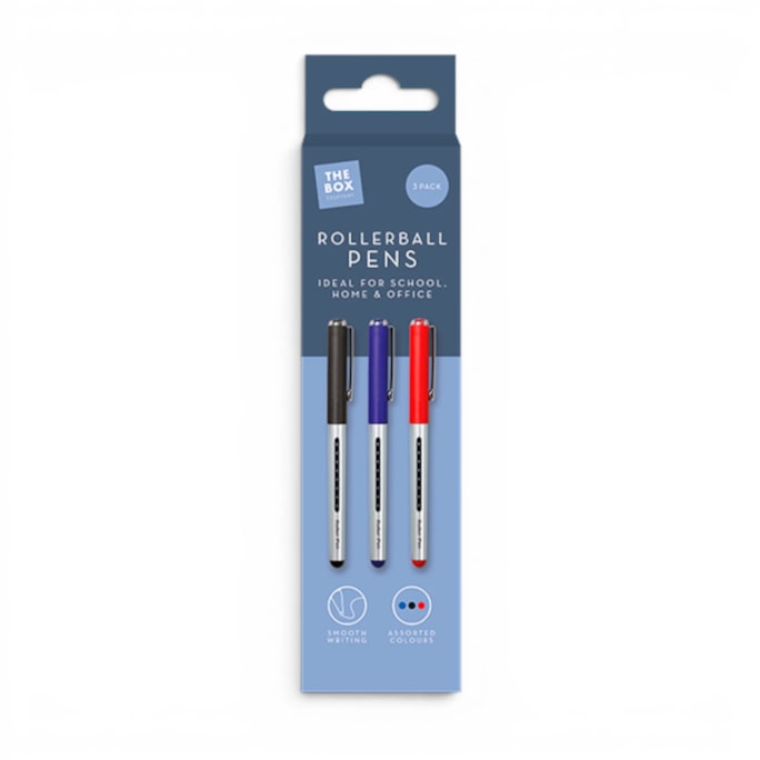Wholesale Rollerball Pens 3pk | Wholesale Direct
