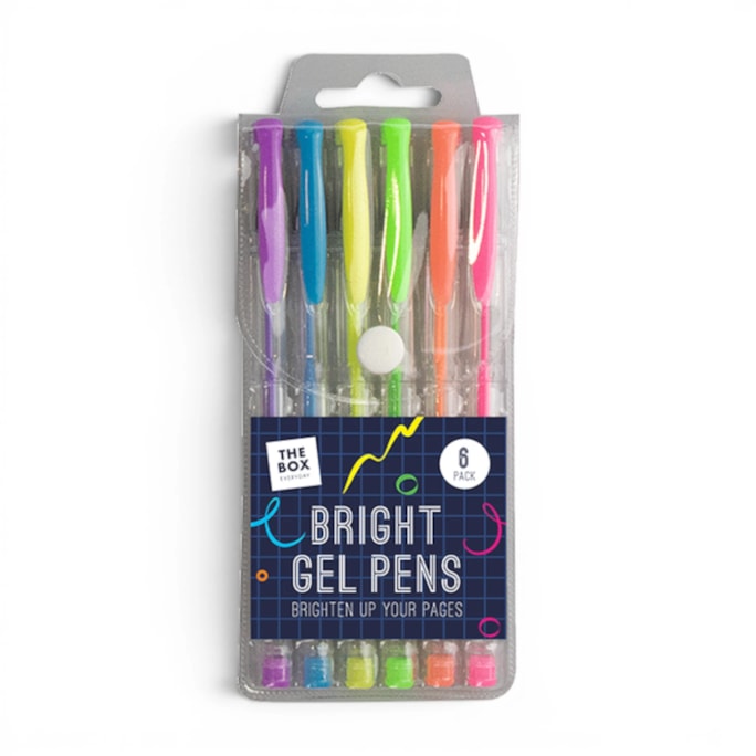 Wholesale Bright Gel Pens 6pk | Wholesale Direct Wholesale Bright Gel Pens 6pk | Wholesale Direct