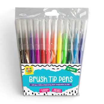 Wholesale Fibre Tip Brush Pens 12pk | Wholesale Direct