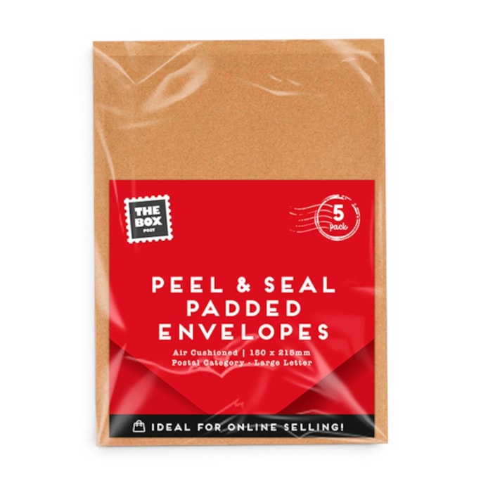 Wholesale Padded Envelopes 15cm x 21.5cm 5pk | Wholesale Direct