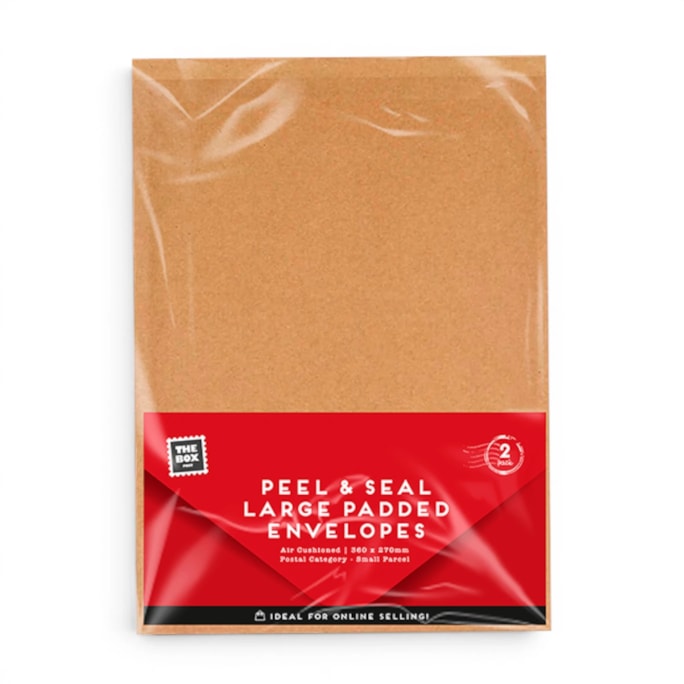 Wholesale Large Padded Envelopes 27cm x 36cm - 2 Pack | Wholesale Direct