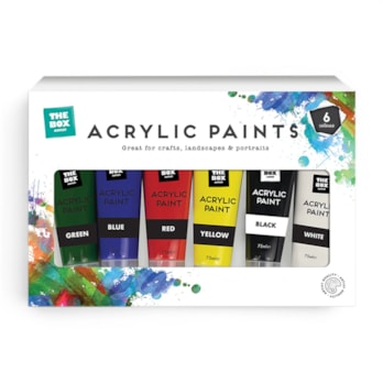 Wholesale Acrylic Paints 75ml 6pk | Wholesale Direct