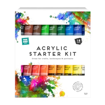 Wholesale Acrylic Starter Kit 36ml 18pk | Wholesale Direct