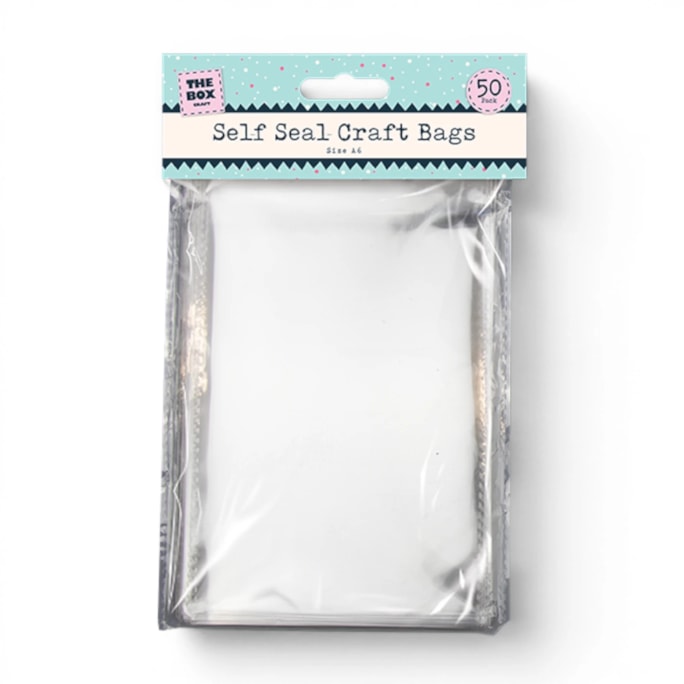 Wholesale Self Seal A6 Craft Bags Rectangle 50pk | Wholesale Direct