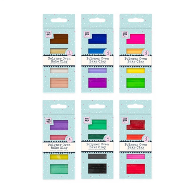 Wholesale Polymer Oven Bake Clay 4pk | Wholesale Direct