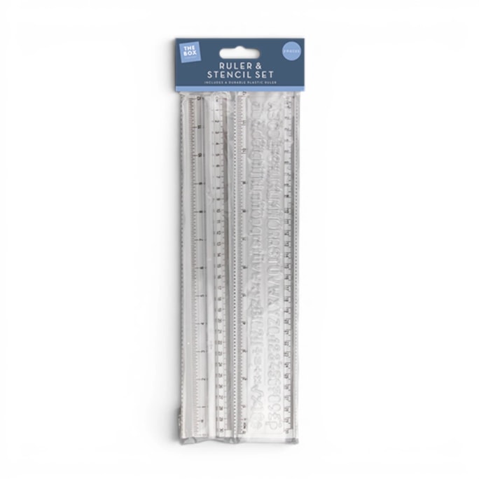 Wholesale Ruler and Stencil Set 2pk | Wholesale Direct