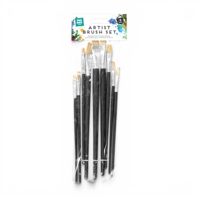 Wholesale Artist Brushes 9pk | Wholesale Direct Wholesale Artist Brushes 9pk | Wholesale Direct