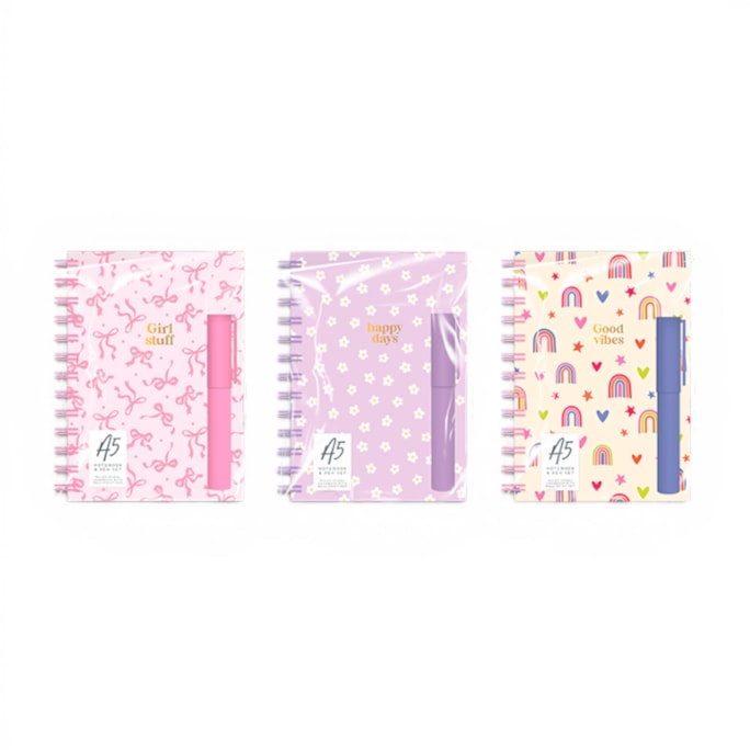 Wholesale A5 Wiro Notebook & Pen Set - Kids | Wholesale Direct