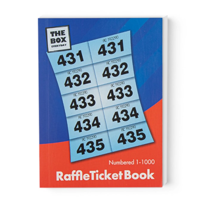 Wholesale Raffle Tickets 1-1000 Book | Wholesale Direct