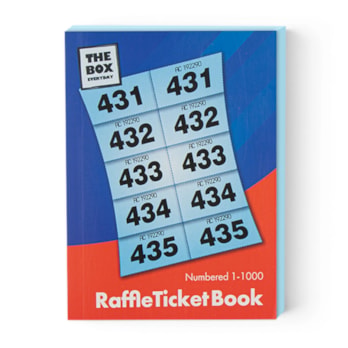 Wholesale Raffle Tickets 1-1000 Book | Wholesale Direct