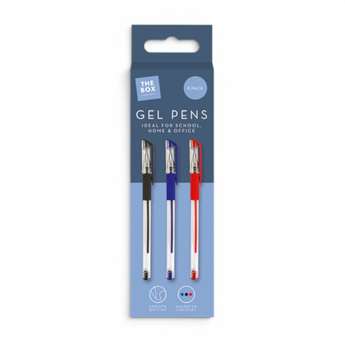 Wholesale Gel Pens 8pk | Wholesale Direct