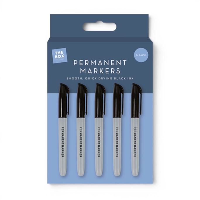 Wholesale Permanent Markers 8pk | Wholesale Direct
