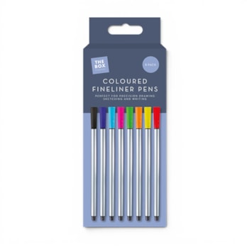 Wholesale Coloured Fine Liner Pens 8pk | Wholesale Direct Wholesale Coloured Fine Liner Pens 8pk | Wholesale Direct