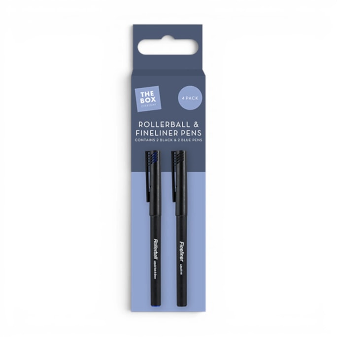 Wholesale Fine liners & Rollerballs 4pk | Wholesale Direct Wholesale Fine liners & Rollerballs 4pk | Wholesale Direct