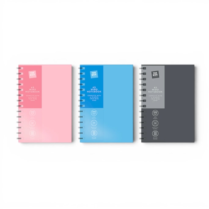 Wholesale A5 Wiro PP Cover Notebook | Wholesale Direct Wholesale A5 Wiro PP Cover Notebook | Wholesale Direct