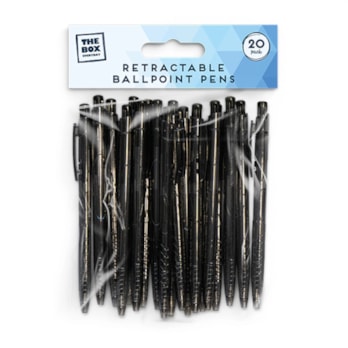 Wholesale Retractable Ballpoint Pens 20pk | Wholesale Direct