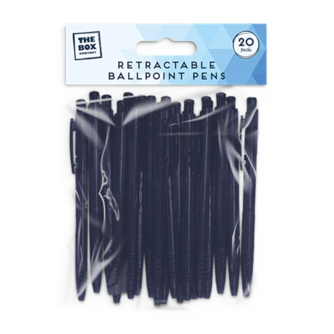 Wholesale Retractable Ballpoint Pens 20pk | Wholesale Direct Wholesale Retractable Ballpoint Pens 20pk | Wholesale Direct