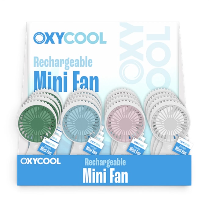 Wholesale Rechargeable Portable Fan in CDU | Wholesale Direct