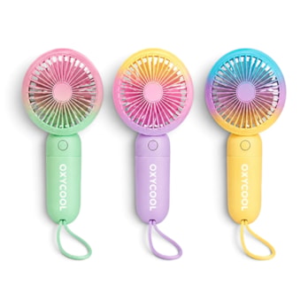 Wholesale Ombre Handheld Fan 17.5cm CDU | Wholesale Direct