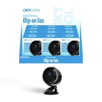 Wholesale Digital Screen Clip on Fan 18cm CDU | Wholesale Direct