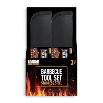 Wholesale 3 Piece BBQ Tool Set CDU | Wholesale Direct Wholesale 3 Piece BBQ Tool Set CDU | Wholesale Direct