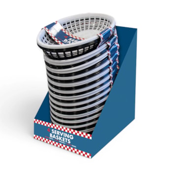 Wholesale BBQ Serving Baskets 4 Pack in CDU | Wholesale Direct Wholesale BBQ Serving Baskets 4 Pack in CDU | Wholesale Direct