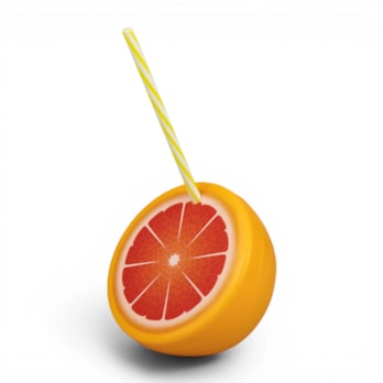 Wholesale Fruit Printed Tumbler With Straw 450ml | Wholesale Direct