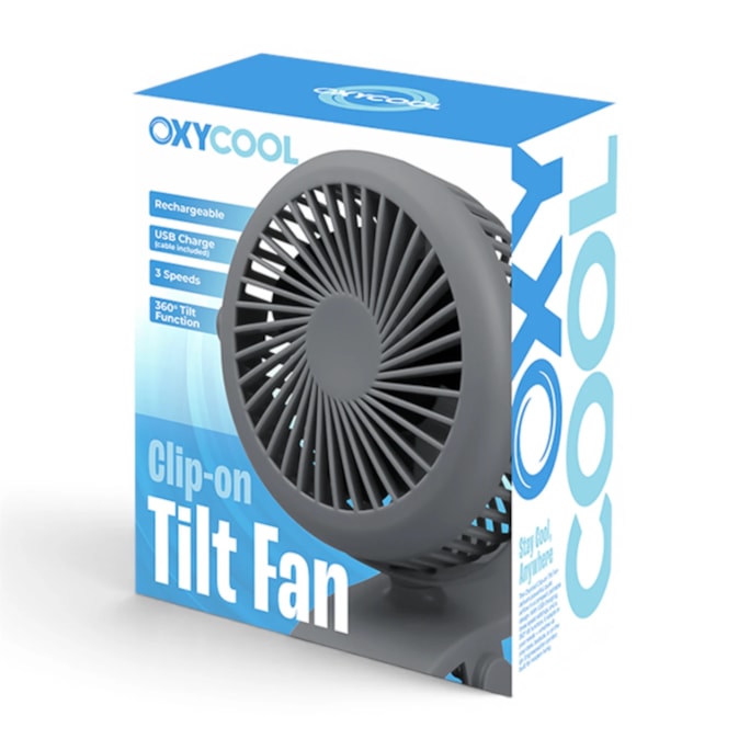 Wholesale Clip-On Tilt Rechargeable Fan | Wholesale Direct