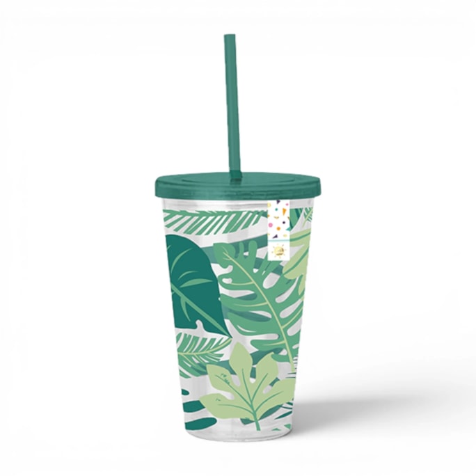 Wholesale Summer Party Leaf Cup & Swirly Straw | Wholesale Direct Wholesale Summer Party Leaf Cup & Swirly Straw | Wholesale Direct