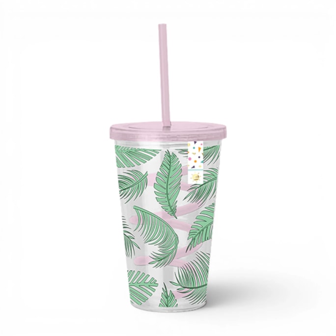 Wholesale Summer Party Leaf Cup & Swirly Straw | Wholesale Direct Wholesale Summer Party Leaf Cup & Swirly Straw | Wholesale Direct