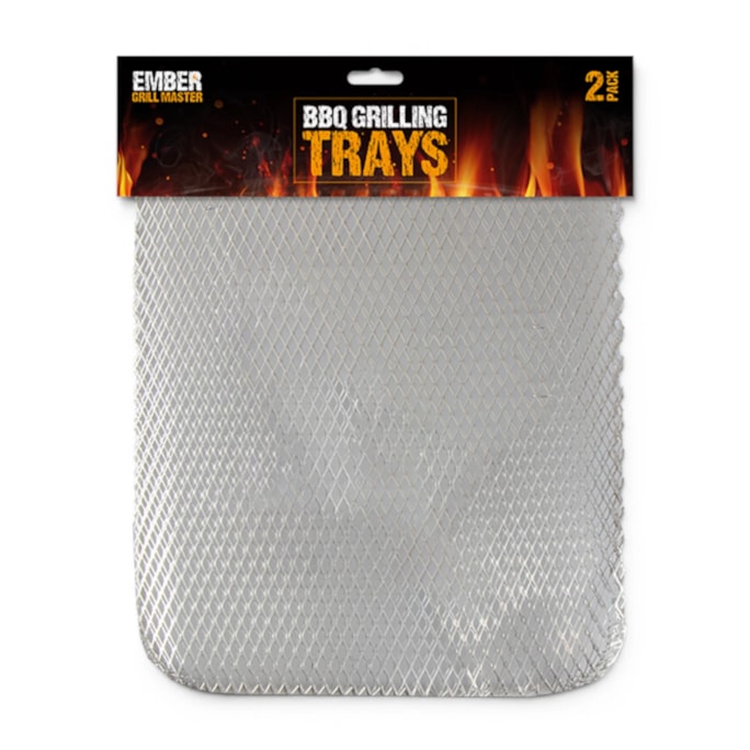 Wholesale BBQ Grill Trays 2 Pack | Wholesale Direct Wholesale BBQ Grill Trays 2 Pack | Wholesale Direct