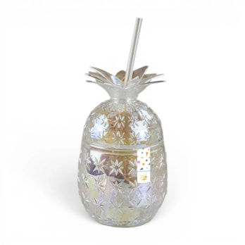 Wholesale Iridescent Pineapple Tumbler with Straw | Wholesale Direct