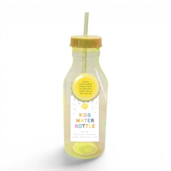Wholesale Kid's Water Bottle With Swirly Straw 550ml | Wholesale Direct