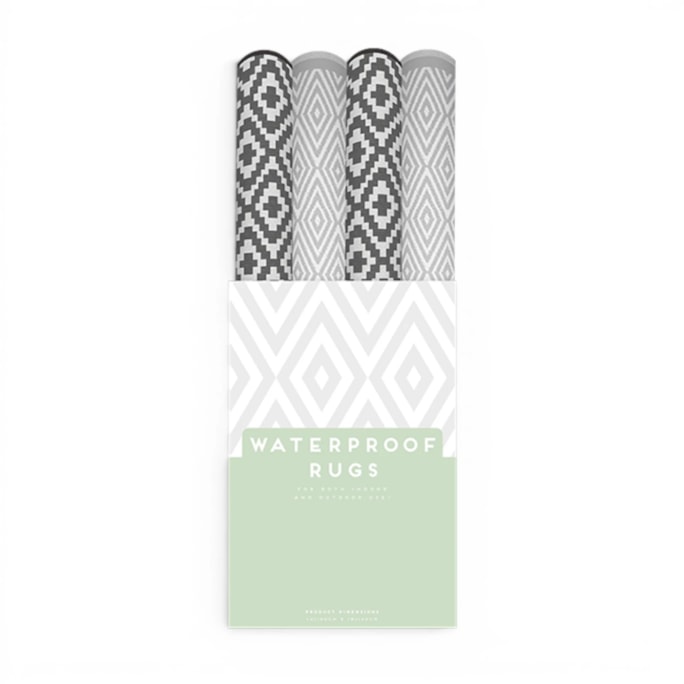 Wholesale Outdoor/Inside Waterproof Rug120 x 180cm in CDU | Wholesale Direct