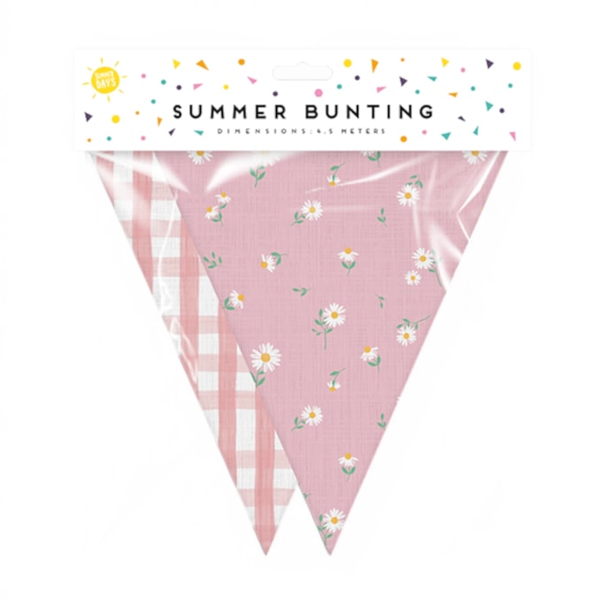 Wholesale Summer Garden Bunting 4.5m | Wholesale Direct