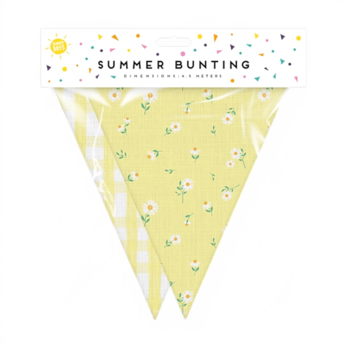 Wholesale Summer Garden Bunting 4.5m | Wholesale Direct