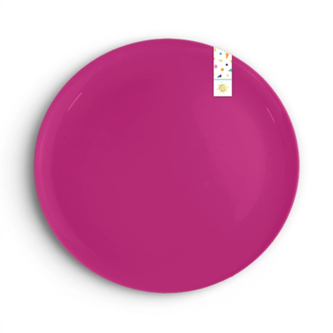 Wholesale Summer Plastic Plate Dia. 25cm 2pk | Wholesale Direct