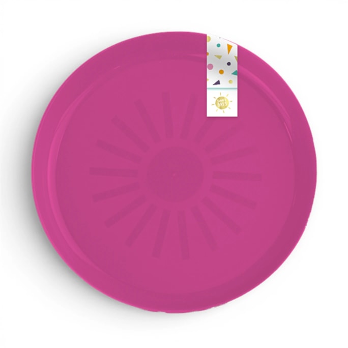 Wholesale Summer Plastic Plates 4pk 18cm | Wholesale Direct