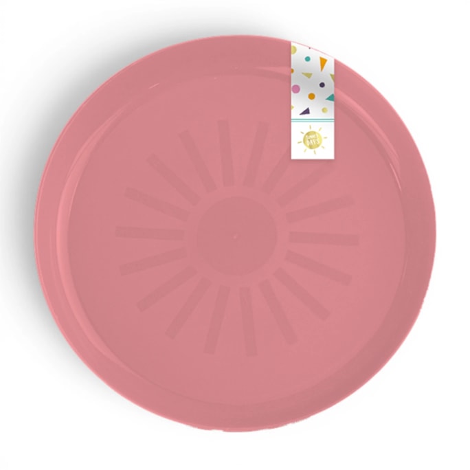 Wholesale Summer Plastic Plates 4pk 18cm | Wholesale Direct
