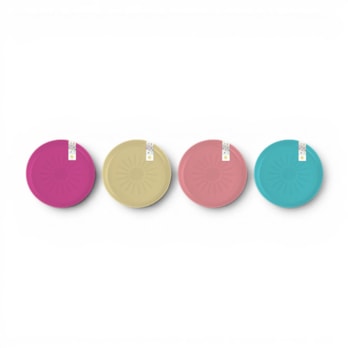 Wholesale Summer Plastic Plates 4pk 18cm | Wholesale Direct