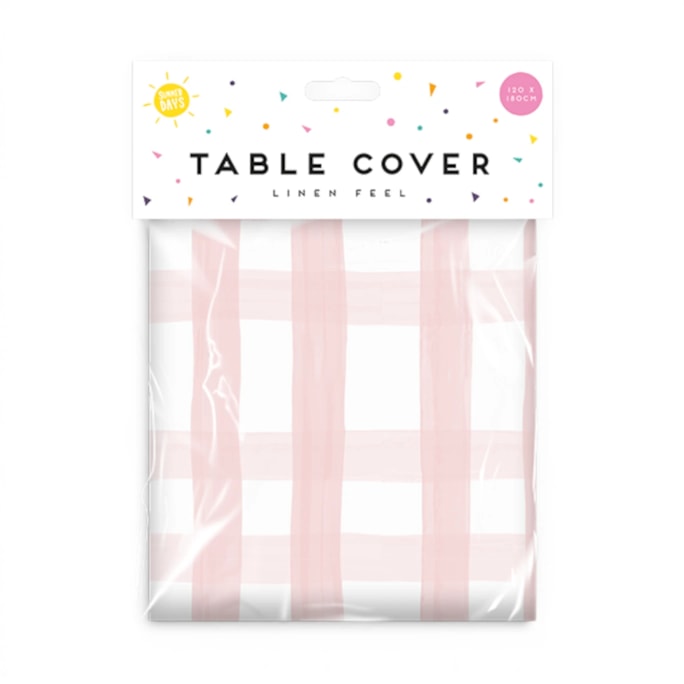 Wholesale Summer Linen Feel Table Cover 120 x 180cm | Wholesale Direct